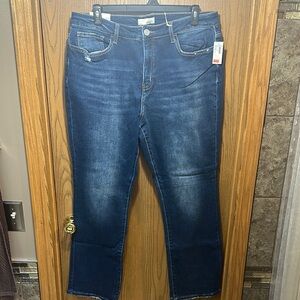 VERVET BY FLYING MONKEY Blue Relaxed Jeans